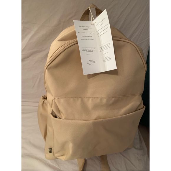 NWT BEIS The Beisics Backpack in BEIGE - Picture 2 of 8
